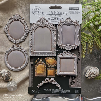 Redesign Decor Moulds® – Ornate Minis – 1 pc, 5″x8″x8mm