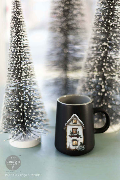 Redesign Middy Transfers  –  Village Of Wonder – 3 sheets, 21.59cm x 27.94cm (8.5″x11″)