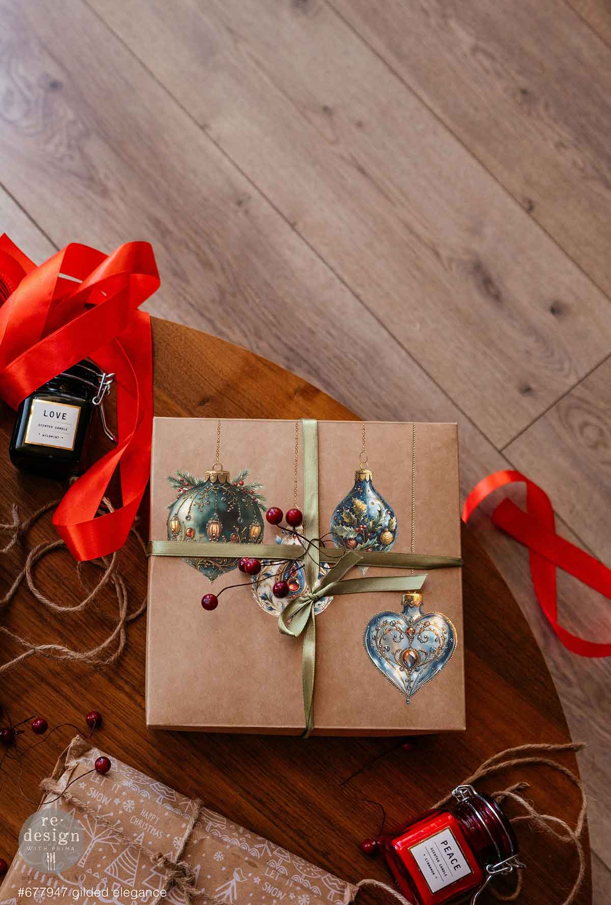 Redesign Middy Transfers –  Gilded Elegance – 3 sheets, 21.59cm x 27.94cm (8.5″x11″)