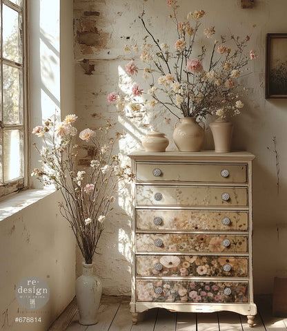 Redesign A1 Decoupage Fiber – A Moment Of Stillness – 1 sheet, 23.4″x33.1″