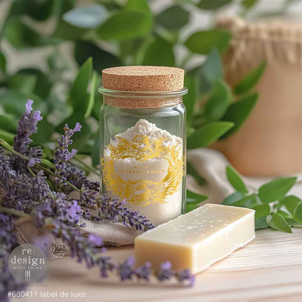 Redesign Middy Foil Transfers Kacha - Label De Luxe - 2 sheets, 21.6cm x 28cm (8.5"x11")