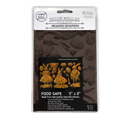 Redesign Decor Moulds® –  Meadow Whispers – 1 pc, 5″x8″x8mm