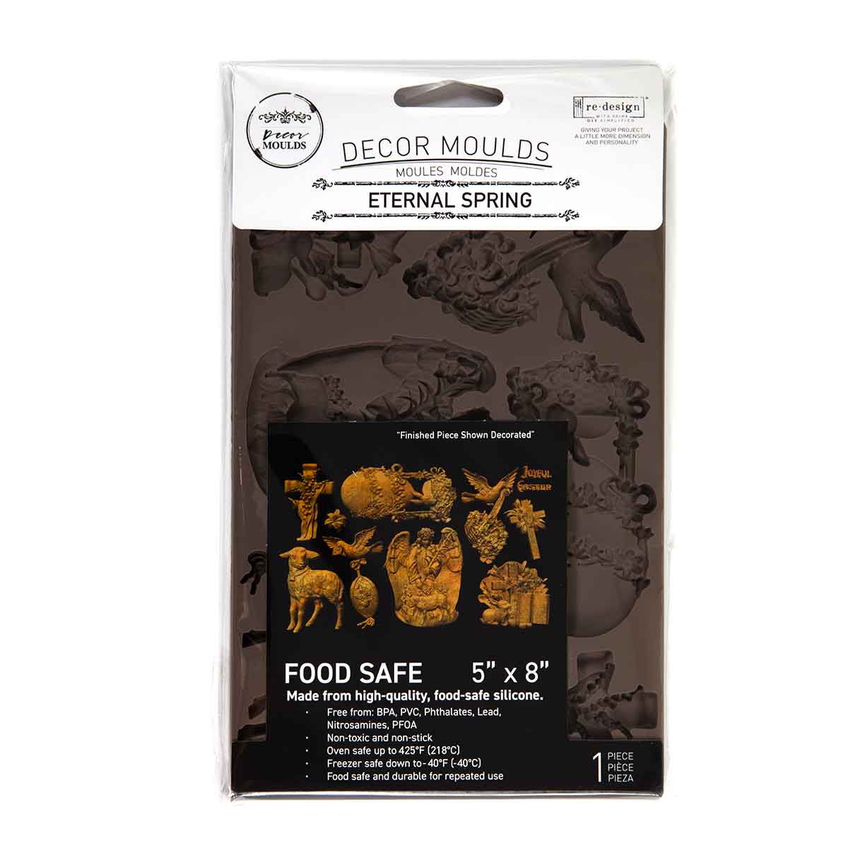 Redesign Decor Moulds® –  Eternal Spring – 1 pc, 5″x8″x8mm