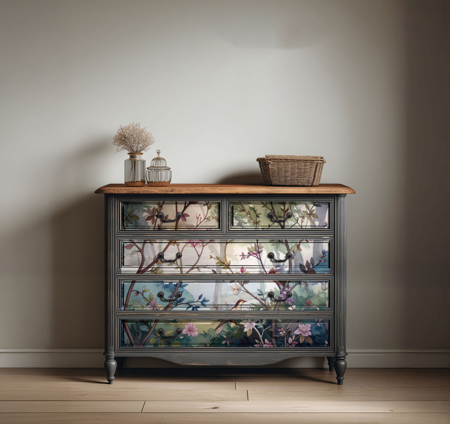 Redesign - A1 Decoupage Fiber – Enchanted Forest – 1 sheet, 23.4″x33.1″