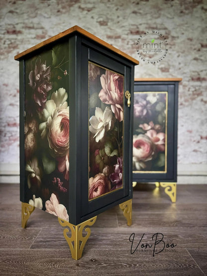 Shadow Garden - Mint Decoupage Paper