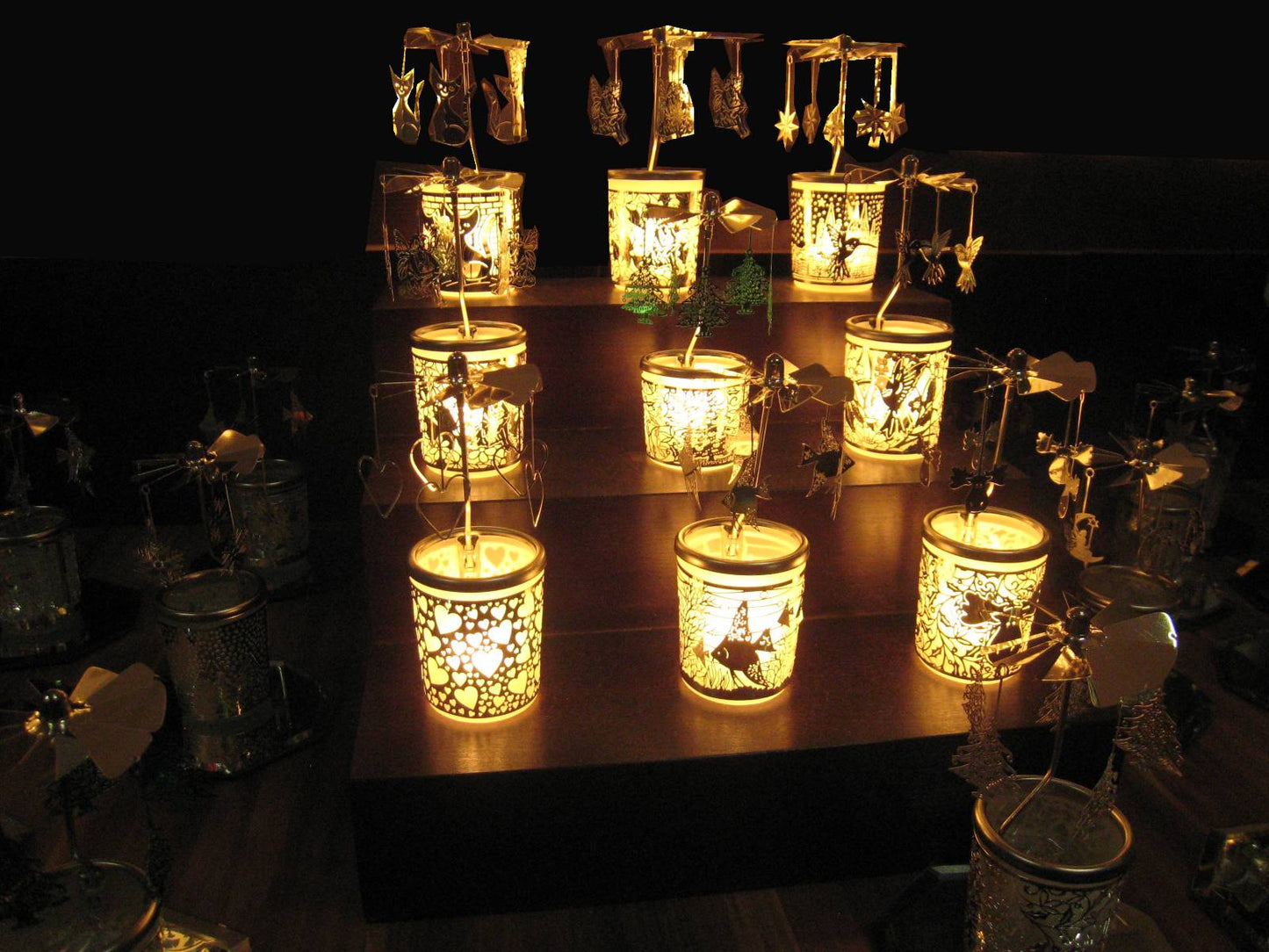 Art De Lumina Spinning Candle Holders