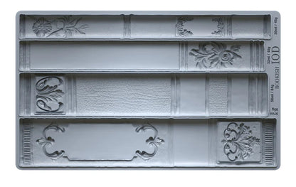 IOD - Bookish Decor Mould (6" x 10")