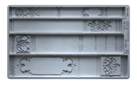 IOD - Bookish Decor Mould (6" x 10")
