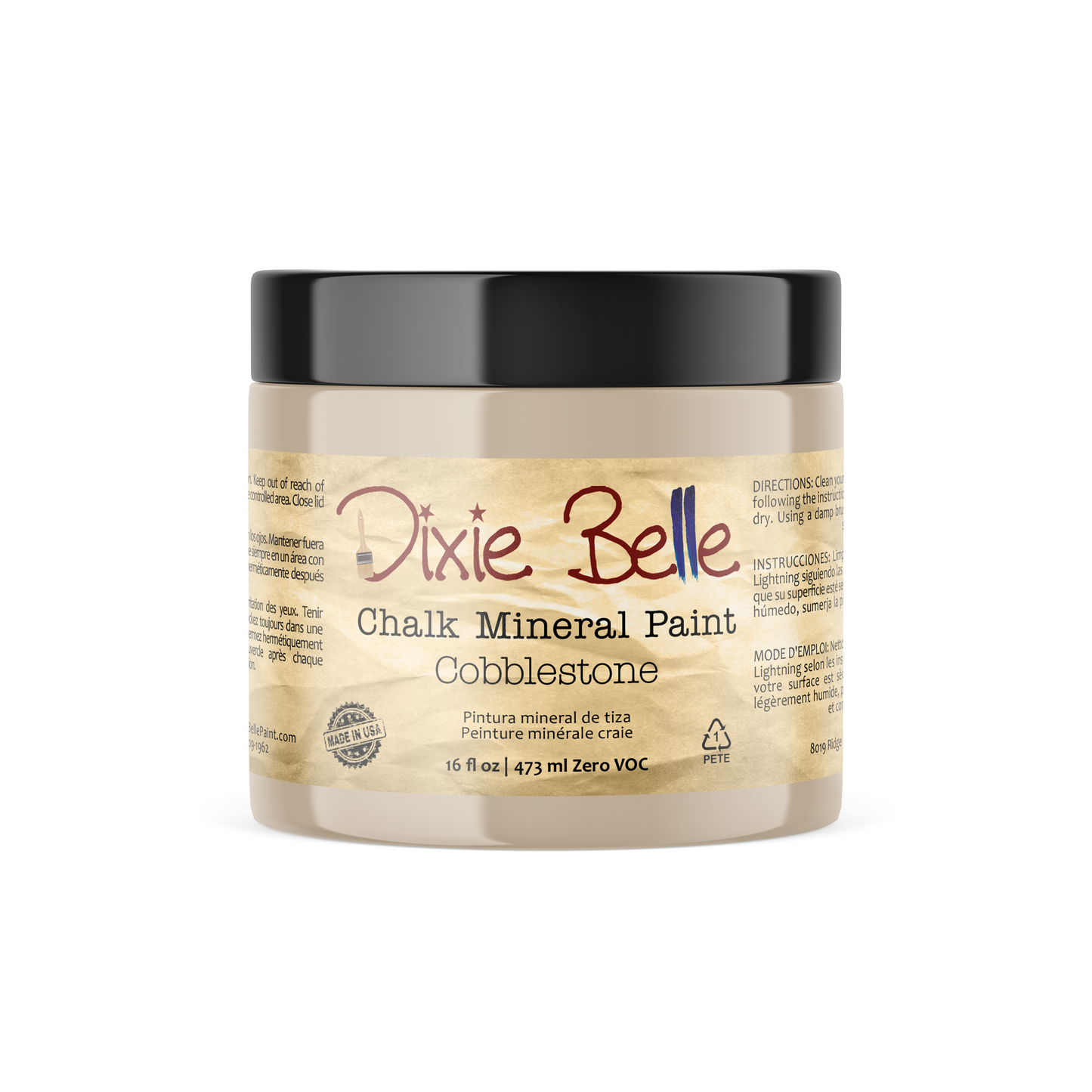 NEW - Cobblestone - Dixie Belle Chalk Mineral Paint