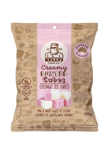 Kellys Coconut Ice Cubes - Snack Pack 90g