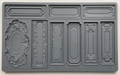 IOD - Conservatory Labels Decor Mould 6x10