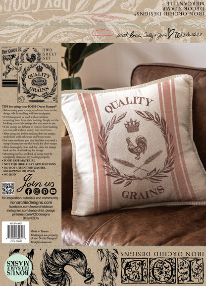 IOD - Mercantile Decor Stamp 12x12