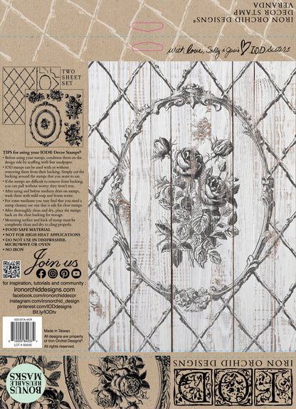 IOD - Veranda Decor Stamp 12x12