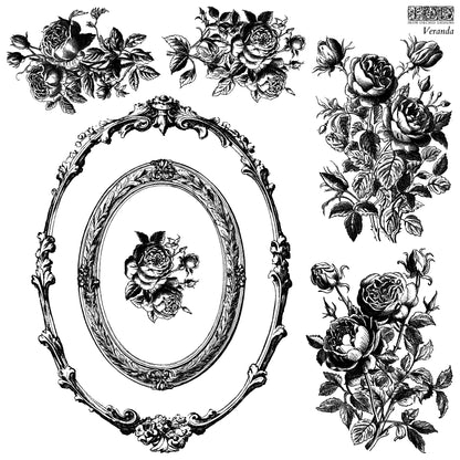 IOD - Veranda Decor Stamp 12x12