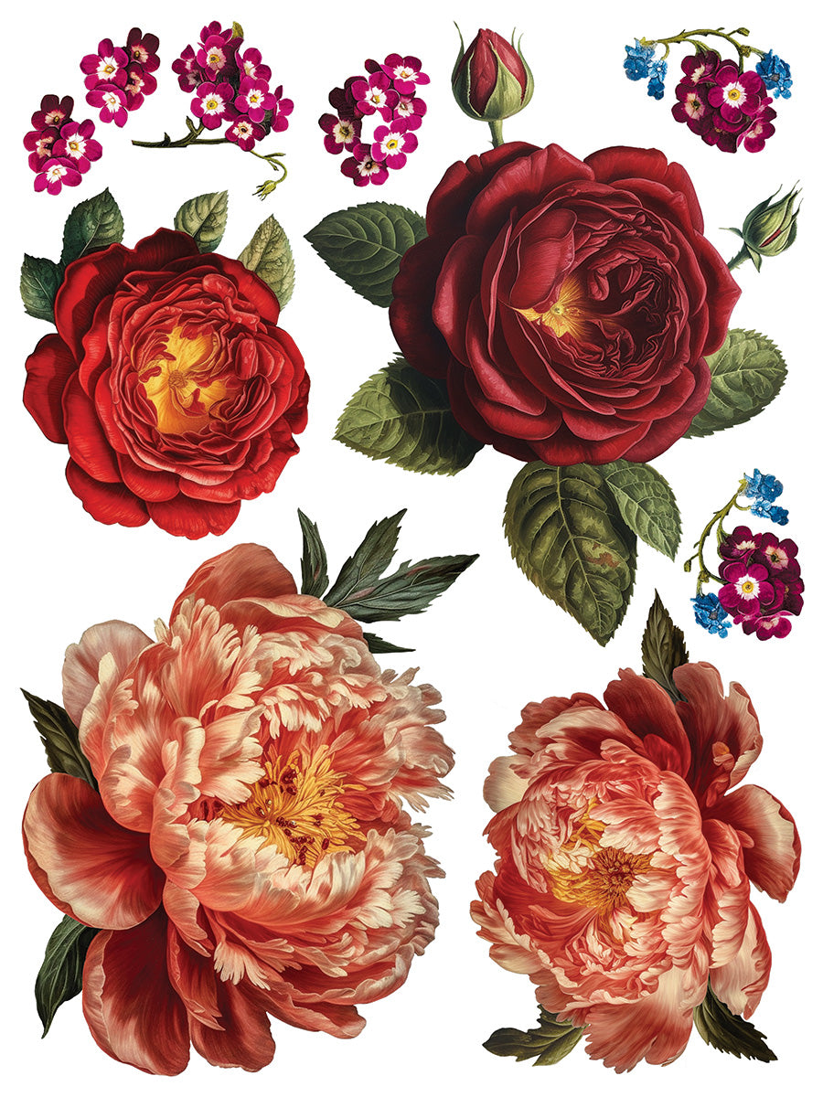 IOD | Collage de fleurs Transfer