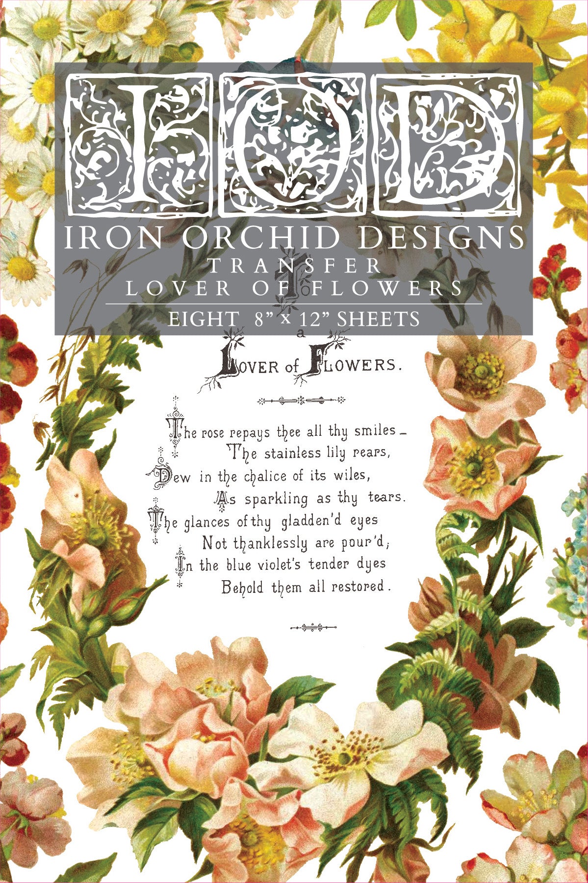 IOD | Lovers of Flowers Transfers