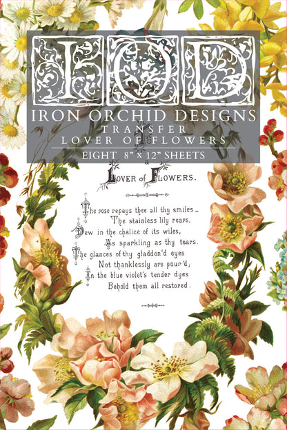 IOD - Lovers of Flowers Decor Transfer