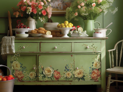 IOD - Collage de fleurs Decor Transfer