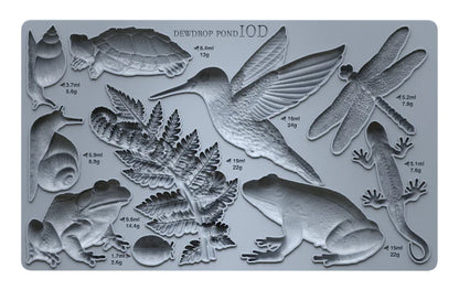 IOD - Dewdrop Pond Decor Mould 6x10