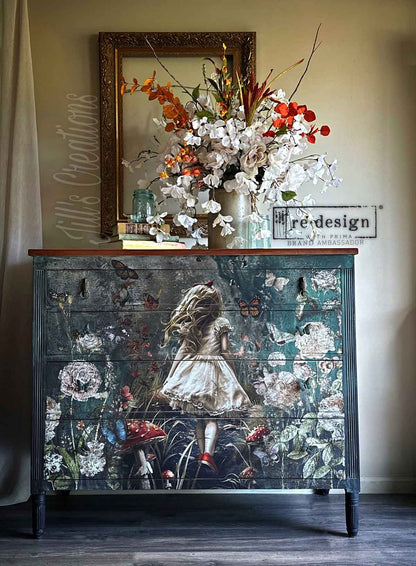 Redesign A1 Decoupage Fiber - Dreamlike Trails - 1 sheet, 23.4"x33.1" (59cm x 84cm)