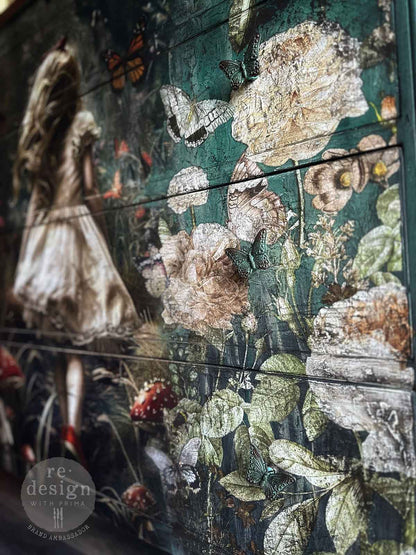 Redesign A1 Decoupage Fiber - Dreamlike Trails - 1 sheet, 23.4"x33.1" (59cm x 84cm)