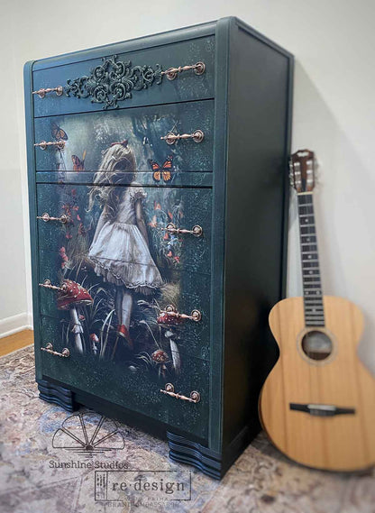 Redesign A1 Decoupage Fiber - Dreamlike Trails - 1 sheet, 23.4"x33.1" (59cm x 84cm)