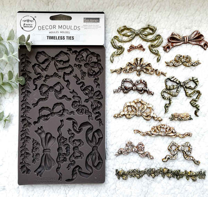 Redesign Decor Moulds -  Timeless Ties – 1 pc, 5″x8″x8mm