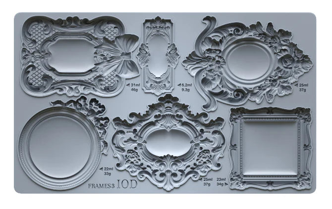 IOD - Frames 3 Decor Mould (6" x 10")