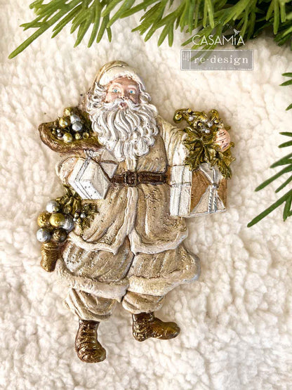Redesign Decor Moulds® - Holiday Greetings - 1 pc, 5"x8"x8mm (12.7cm x 20.3cm)