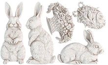 IOD - Les Lapins Decor Mould 15.24cm x 25.4cm