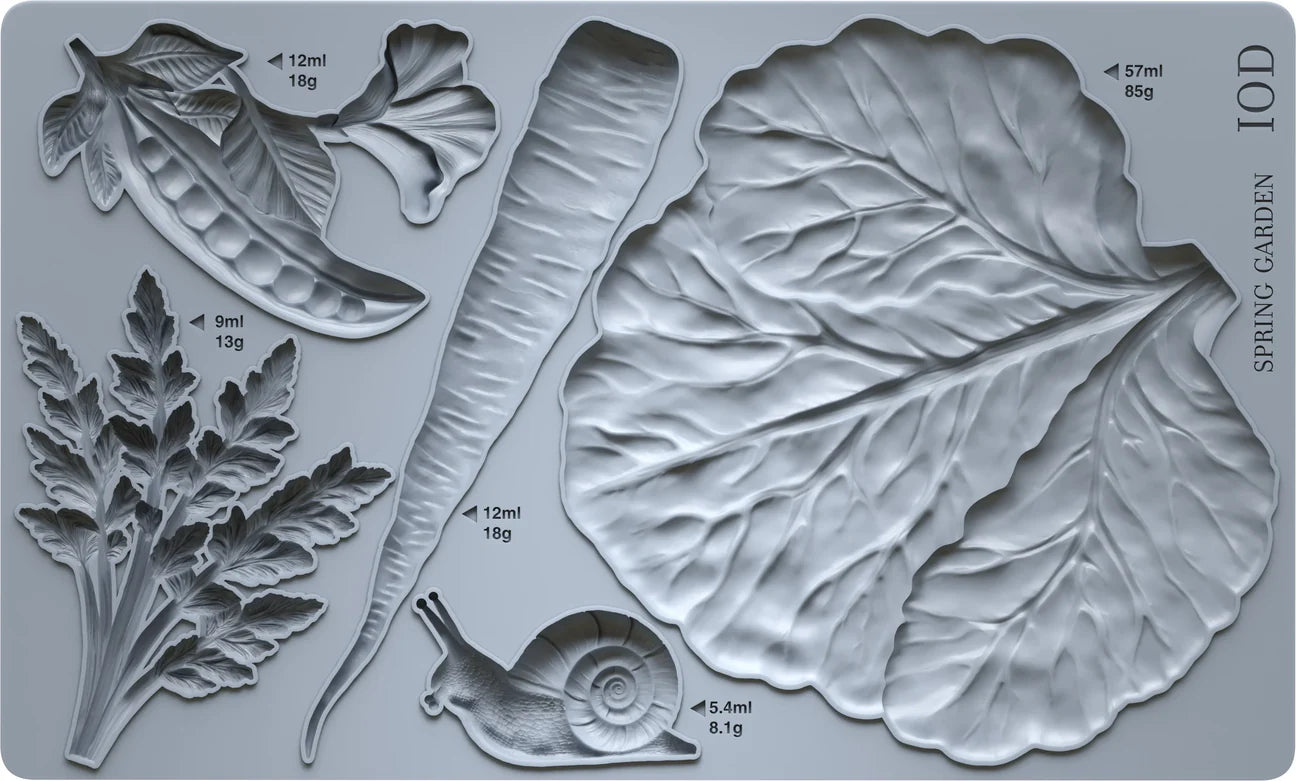 IOD - Spring Garden Decor Mould 15.24cm x 25.4cm
