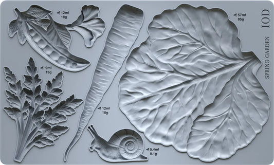 IOD - Spring Garden Decor Mould 15.24cm x 25.4cm