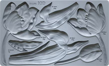 IOD -  Tulips Decor Mould 15.24cm x 25.4cm