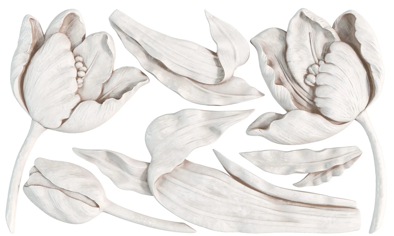 IOD -  Tulips Decor Mould 15.24cm x 25.4cm