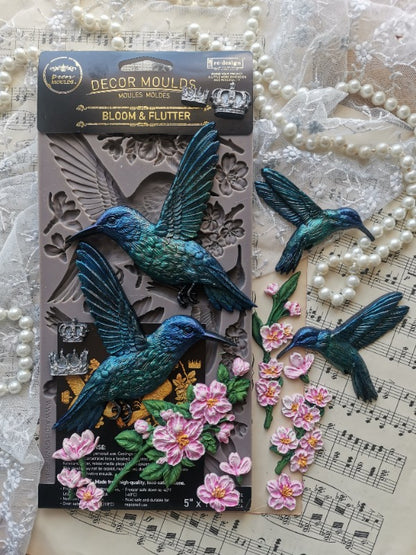 Redesign Decor Moulds - Bloom & Flutter – 1 pc, 5″x10″x8mm