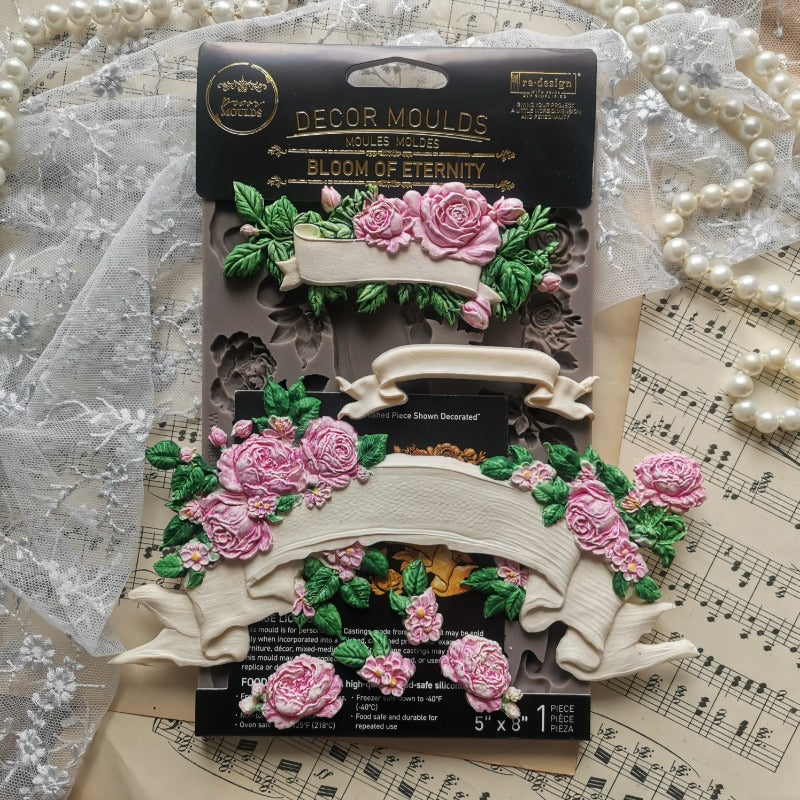 Redesign Decor Moulds - Bloom Of Eternity – 1 pc, 5″x10″x8mm