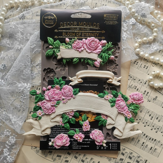 Redesign Decor Moulds - Bloom Of Eternity – 1 pc, 5″x10″x8mm