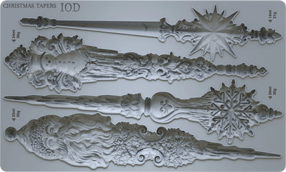 IOD- Christmas Tapers Decor Mould 6x10