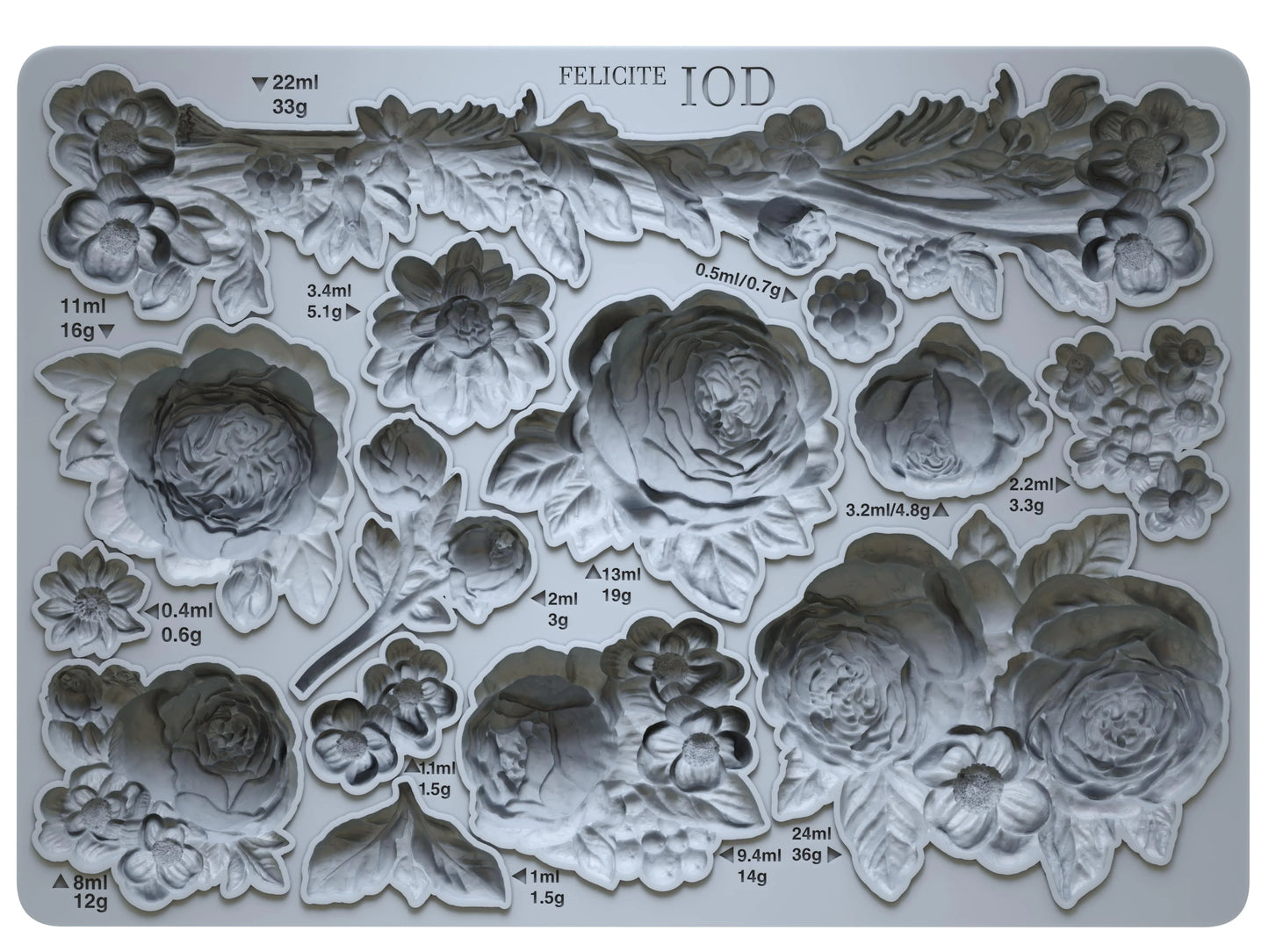 IOD- Felicite Decor Mould 5x7