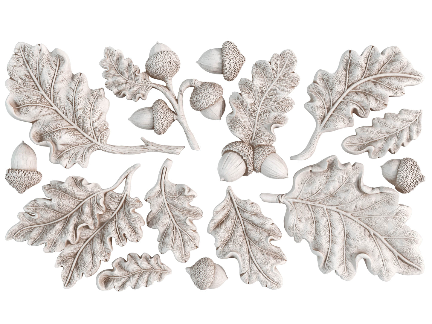 IOD- Oak Leaves & Acorns Decor Mould 6x10