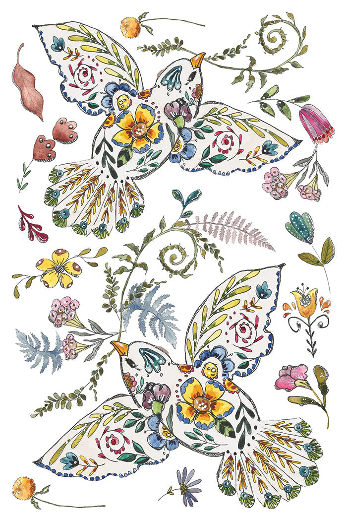 IOD - Fern Fables Decor Transfer (20.32cm x 30.48cm)