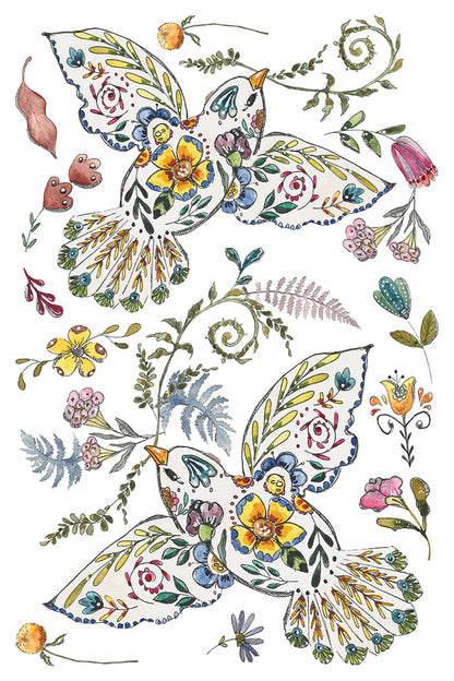 IOD - Fern Fables Decor Transfer (20.32cm x 30.48cm)