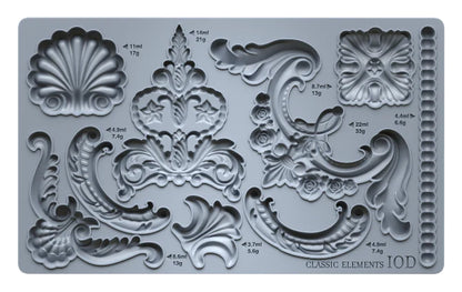 IOD - Classic Elements Decor Mould 6x10