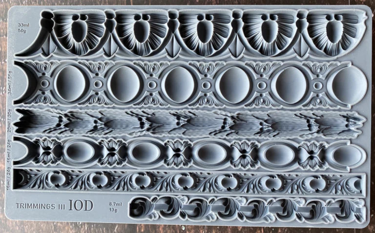 IOD | Trimmings 3 Decor Mould 6x10