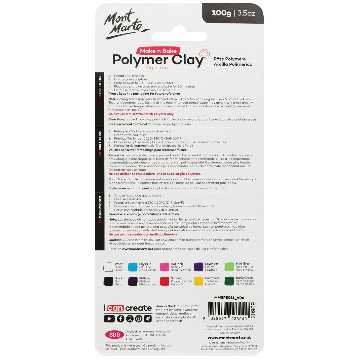 Polymer Clay 100g Sets