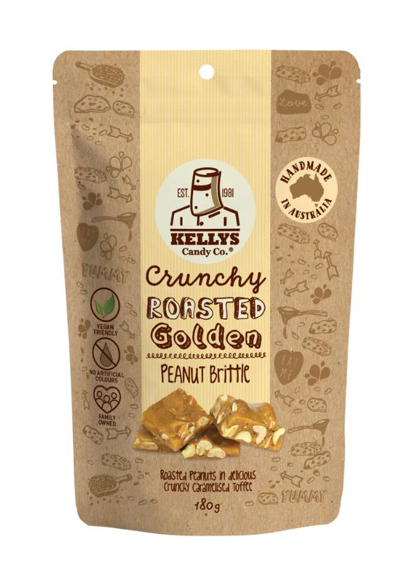 Kellys Peanut Brittle - Pouch 180g