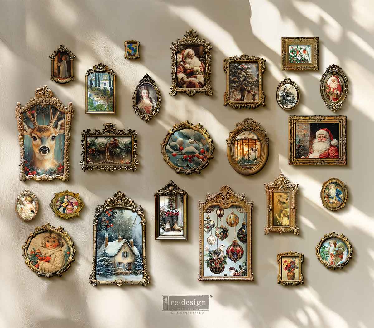 Redesign A4 Decoupage - Jewel Of The Season - 1 sheet, 21cm x 29.6cm (8.27′′×11.69 ′′)