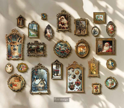 Redesign A4 Decoupage - Silent Night Stories - 1 sheet, 21cm x 29.6cm (8.27′′×11.69 ′′)