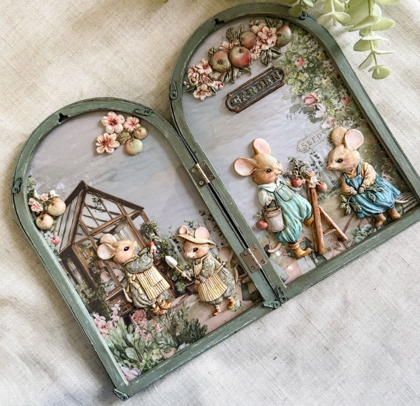 Redesign Decor Moulds - Homegrown Collection  – Tiny Gardeners  – 1 pc, 5″x8″x8mm