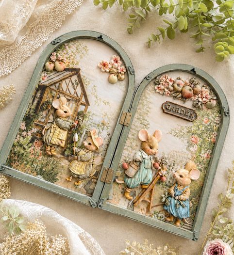 Redesign Decor Moulds - Homegrown Collection  – Tiny Gardeners  – 1 pc, 5″x8″x8mm